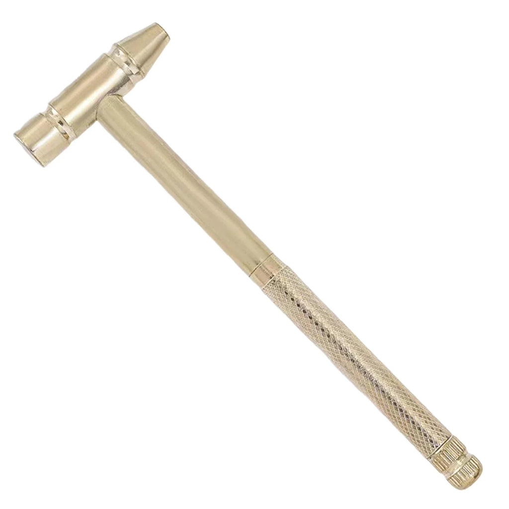 6-in-1 Mini Brass Hammer & Screwdriver Set | Repair Tool Kit