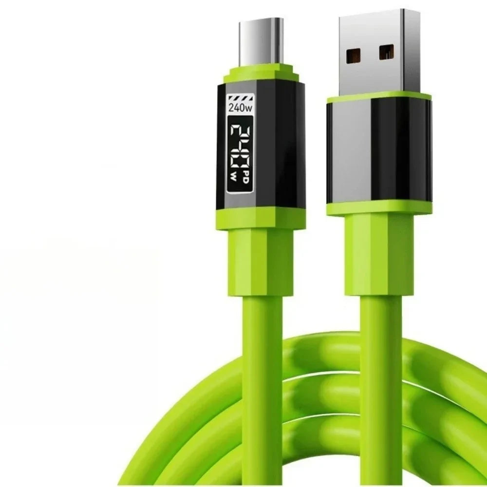 240W USB-A to USB-C Fast Charging Cable 0.3M–2M | 5A