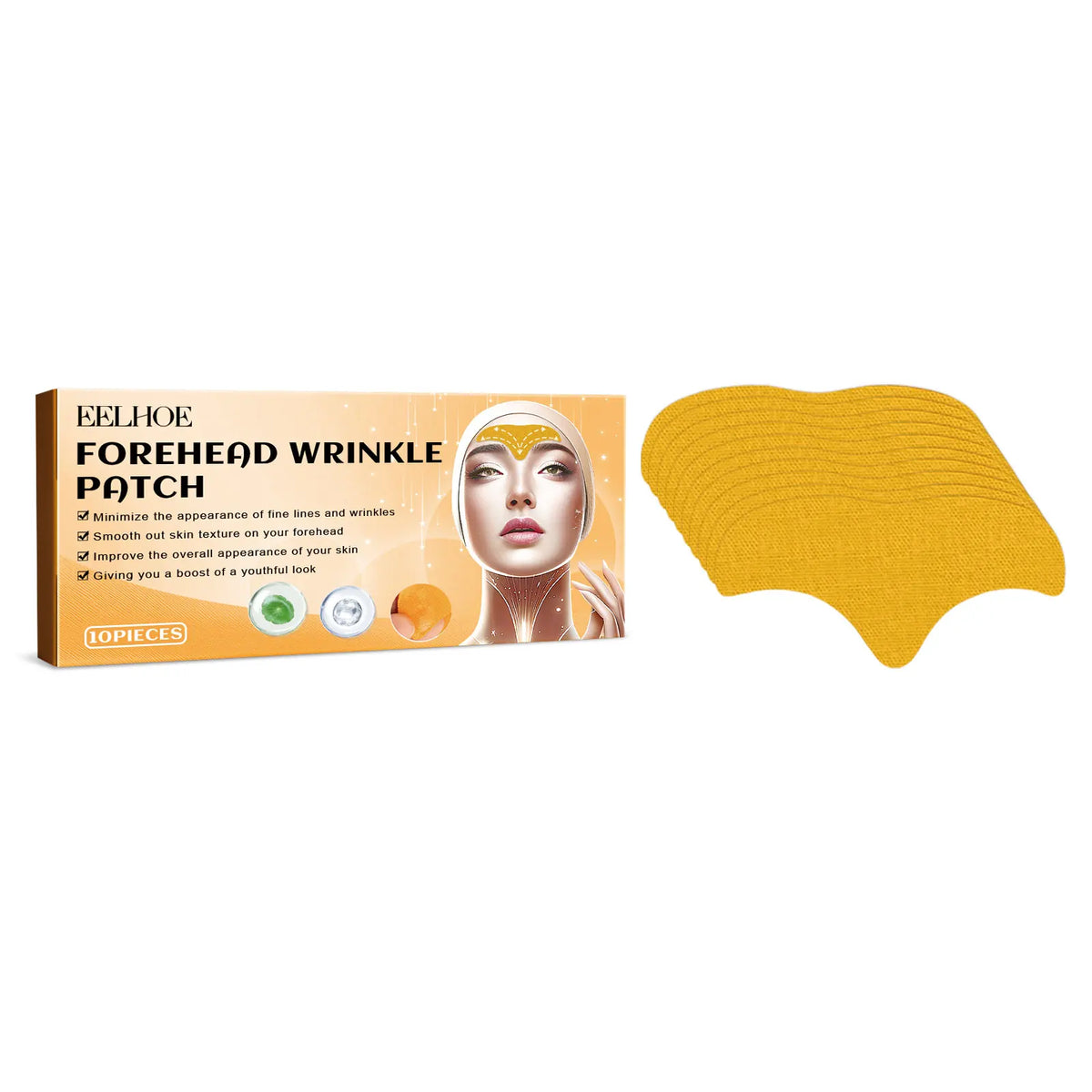 10-Pack Facial Patches | Niacinamide, Collagen & Aloe Vera