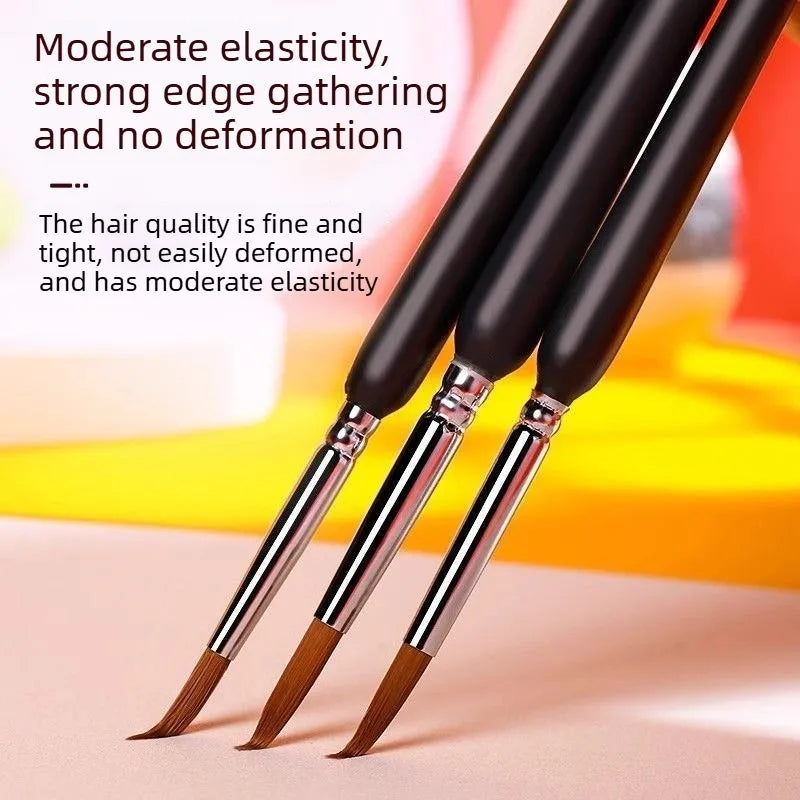 Miniature Paint Brush Set – Fine Detail Nylon Brushes 3/5/6pc