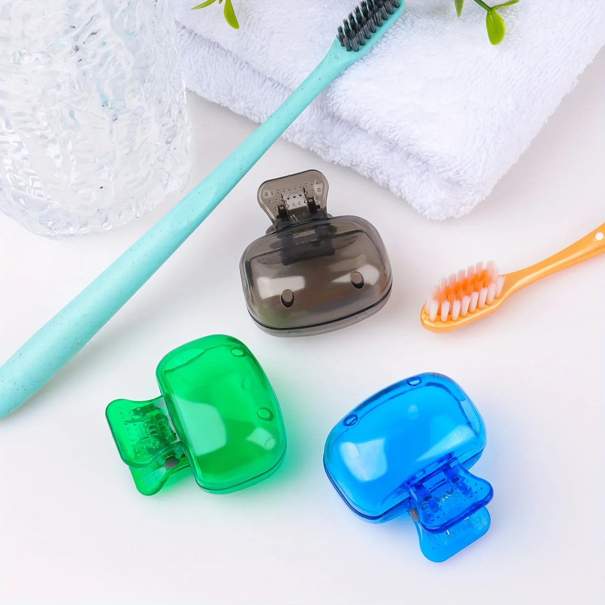 Travel Toothbrush Head Covers – Protector Caps 2/4 Pcs