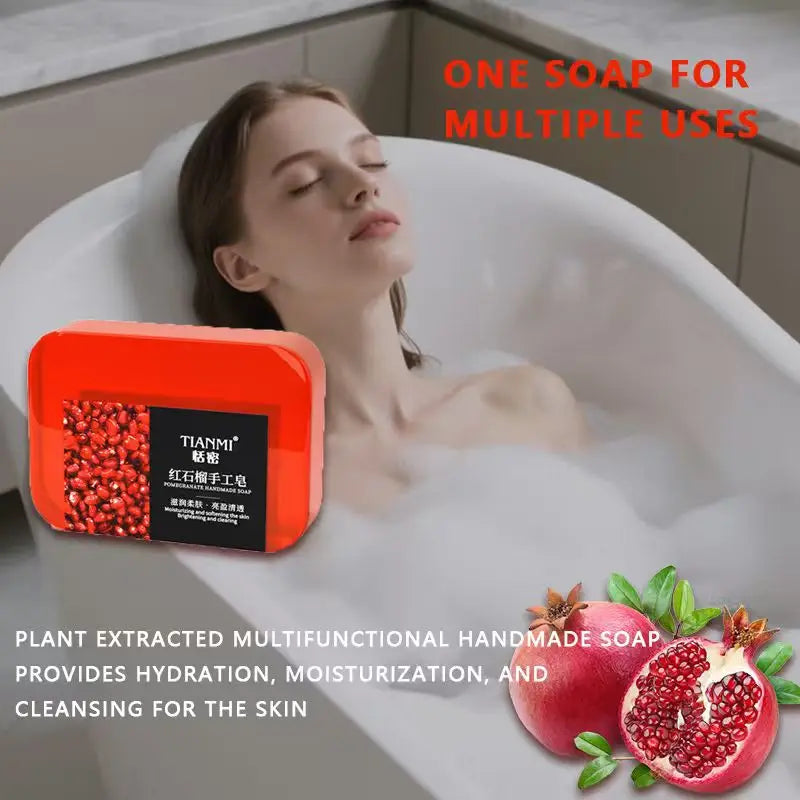 Pomegranate Bar Soap – Gentle Cleansing & Moisturizing All Skin