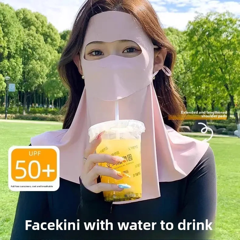 Ice Silk Face Gaiter – UPF 50+ UV Protection, Cooling & Breathable