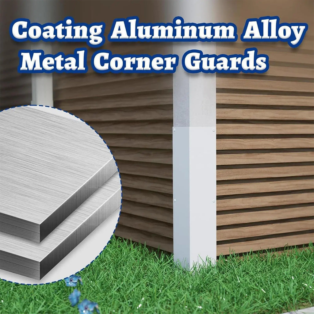 Aluminum Siding Corner Guards 2-Pack | 90° Wall Protector
