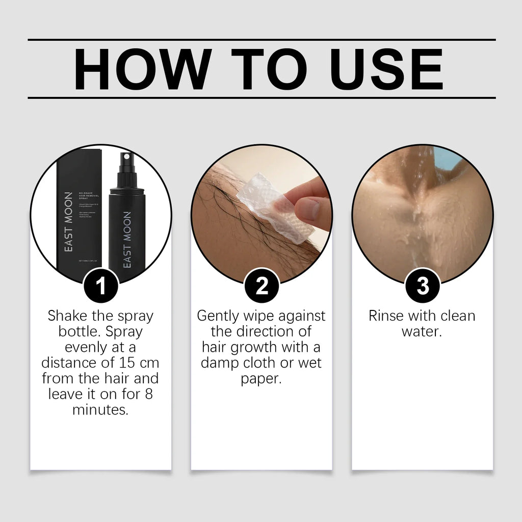 East Moon Argan Oil Hair Removal Spray – Growth Inhibitor 100ml