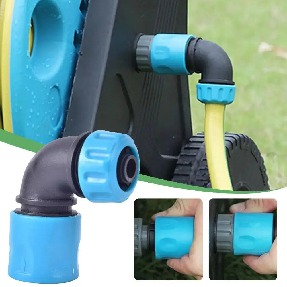 1 2 ABS Garden Water Connector Soft Pipe Elbow Faucet Joint