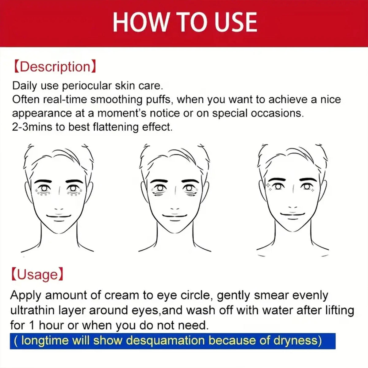 Instant Lift Eye Cream – Firming, Hydrating | Men & Women 20g