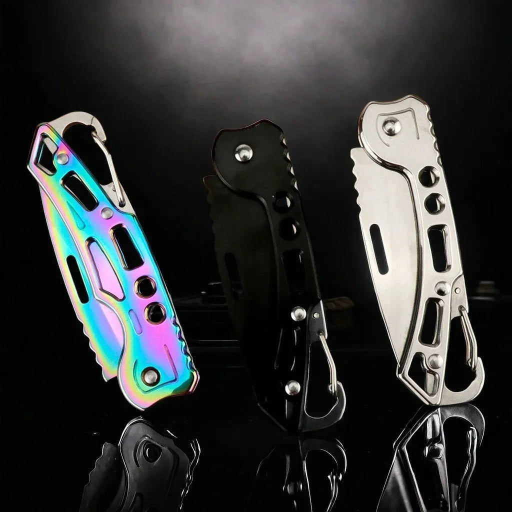 YRIDEFE Mini Folding Pocket Knife Set – Stainless Steel EDC