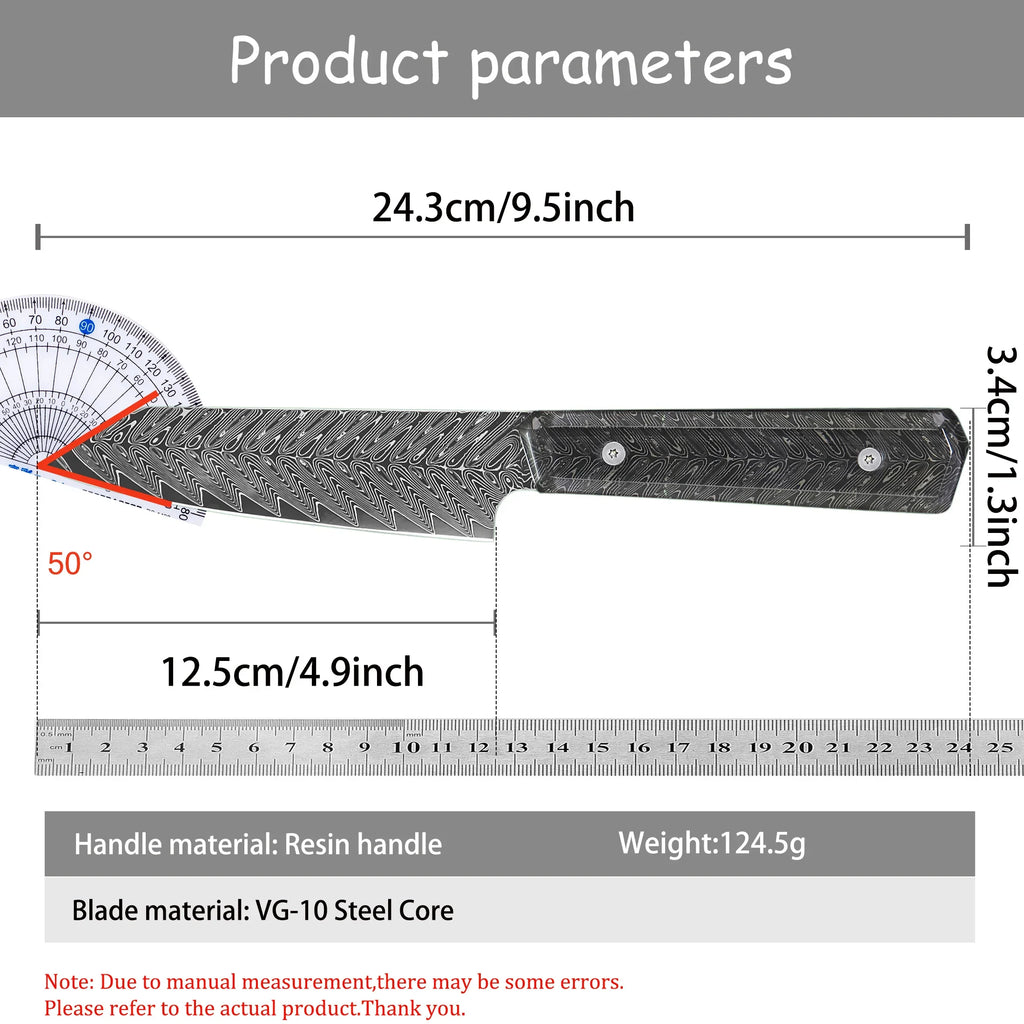 Damascus Steel Meat Cleaver & Chef Knife – Multipurpose Kitchen