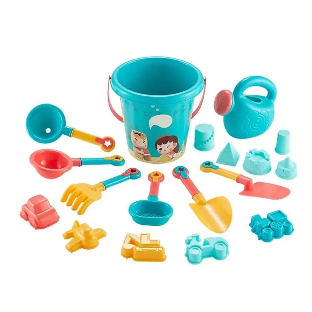 18-Piece Kids Beach Sand Toy Set | Durable Outdoor Play