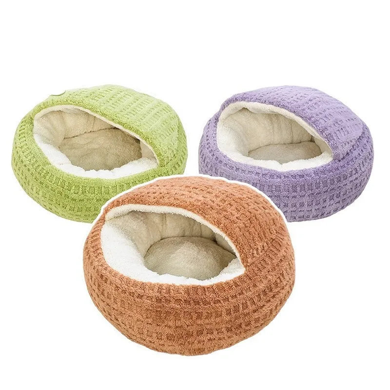 Cat Nest Winter Semi-closed Warm Four Seasons Universal Thickened