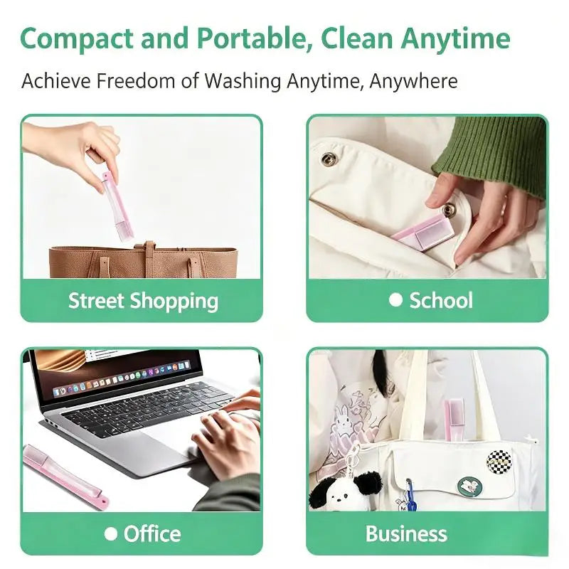 Folding Travel Toothbrush – Portable Mini, Soft Bristles