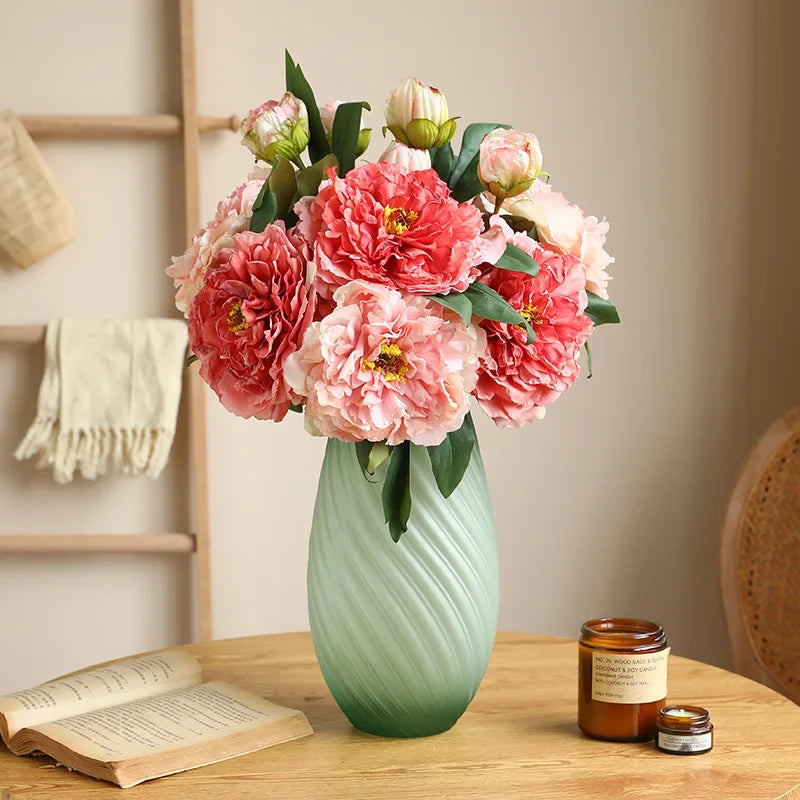 Peony Simulation Flowers Home Living Room Artificial Flower