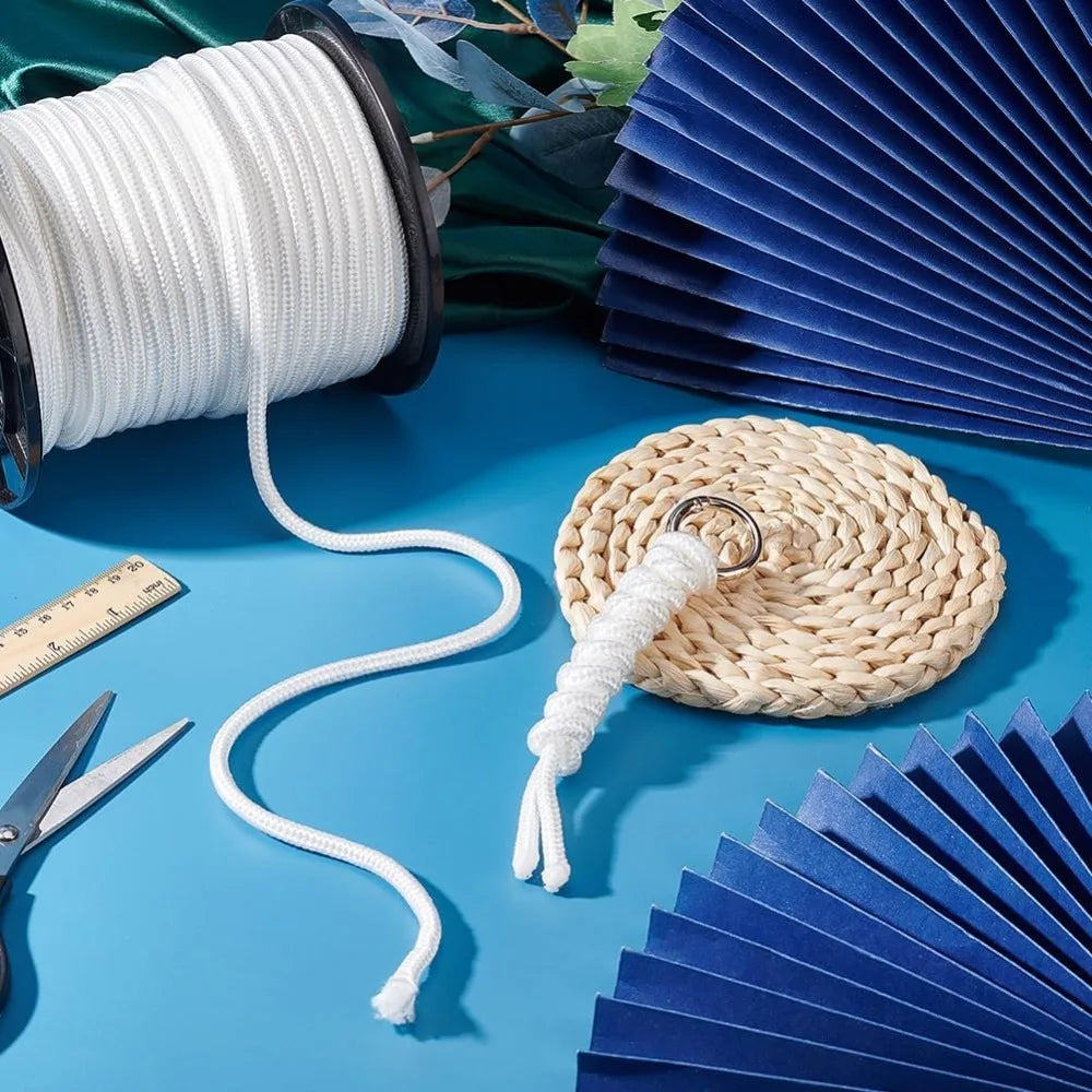 54 Yards 6mm Braided Nylon Rope – Paracord for Camping & DIY