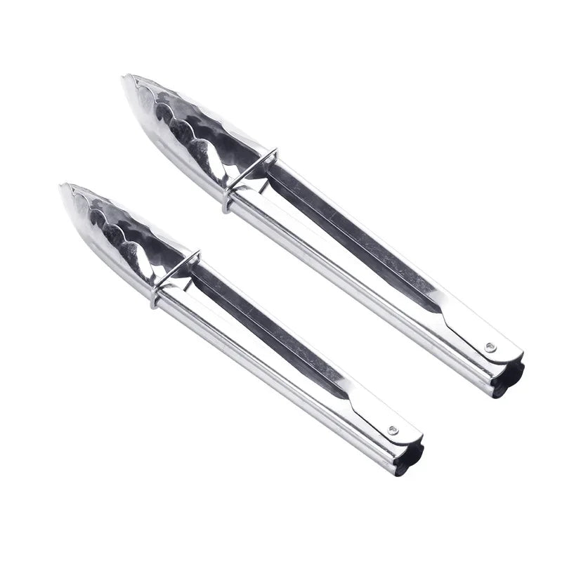 Long Handle Stainless Steel Tongs – BBQ, Salad & Kitchen
