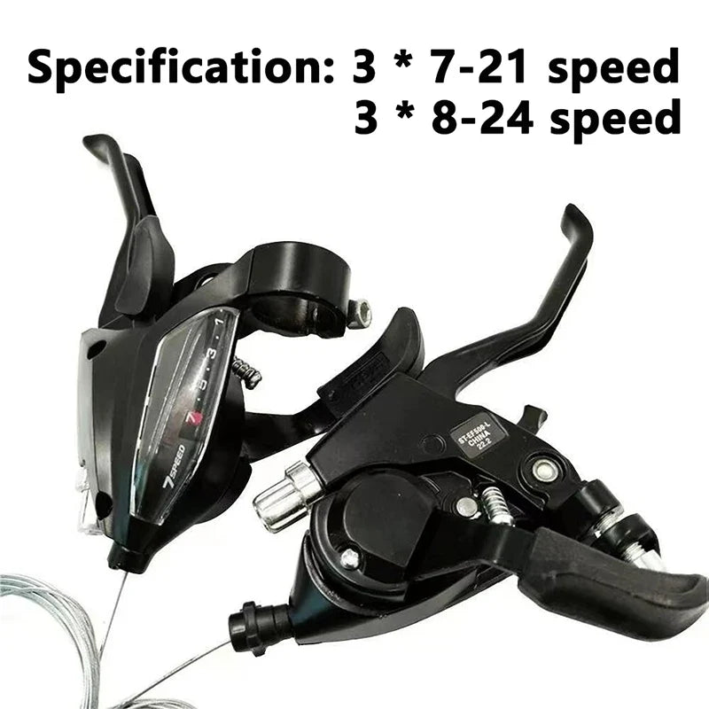 Mountain Bike Finger Shifter 21/24/27 Speed – Aluminum Alloy