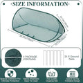 Pop-Up Garden Netting Plant Cover with 6 Stakes | Mesh Dome
