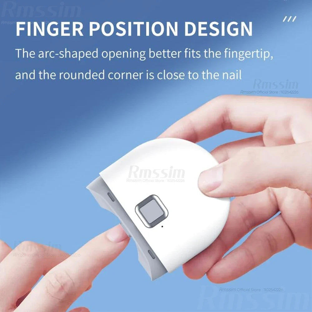FAHE Rechargeable Electric Nail Clipper with LED Light | Baby & Adult