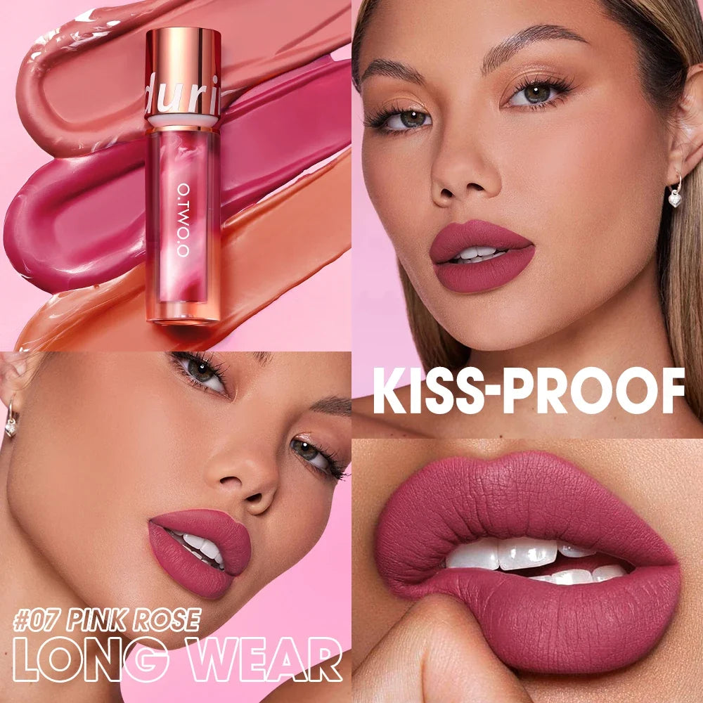 O.TWO.O 8-Pc Velvet Matte Liquid Lipstick Set – Waterproof