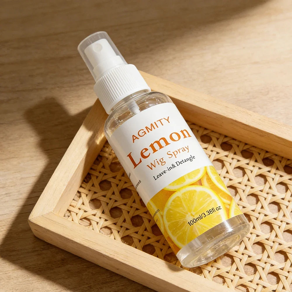 Lemon Scent Wig Care Spray – Leave-In Conditioner & Detangler