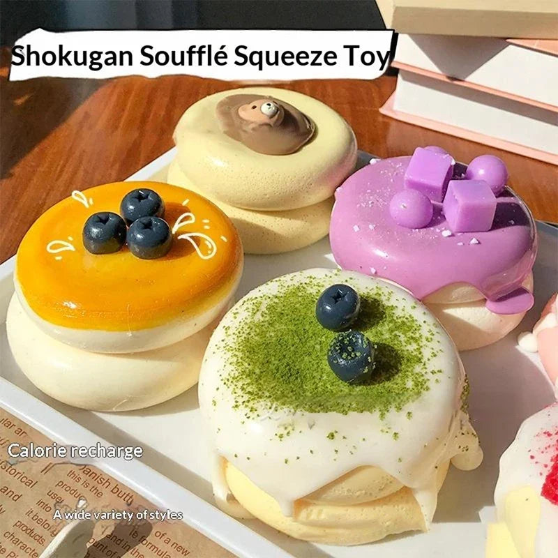 Strawberry Soufflé Slow-Rising Fidget Toy – Kids Gift & Desk Decor