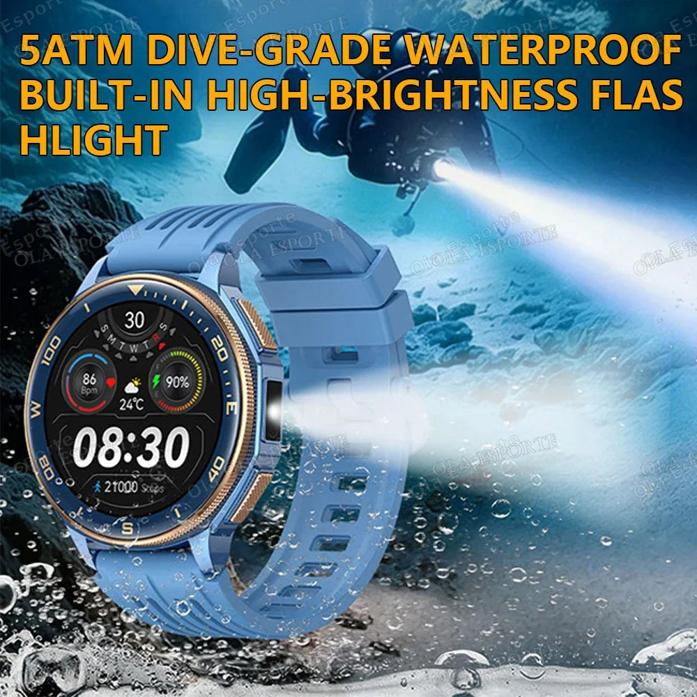 Ola Esporte GPS Smartwatch 1.43" AMOLED 500mAh 3ATM Sport