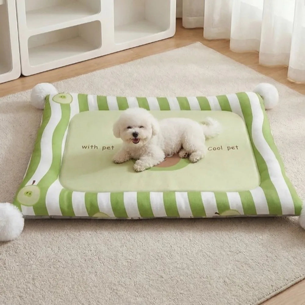 Cooling Pet Bed Mat – Double-Sided, Washable & Portable