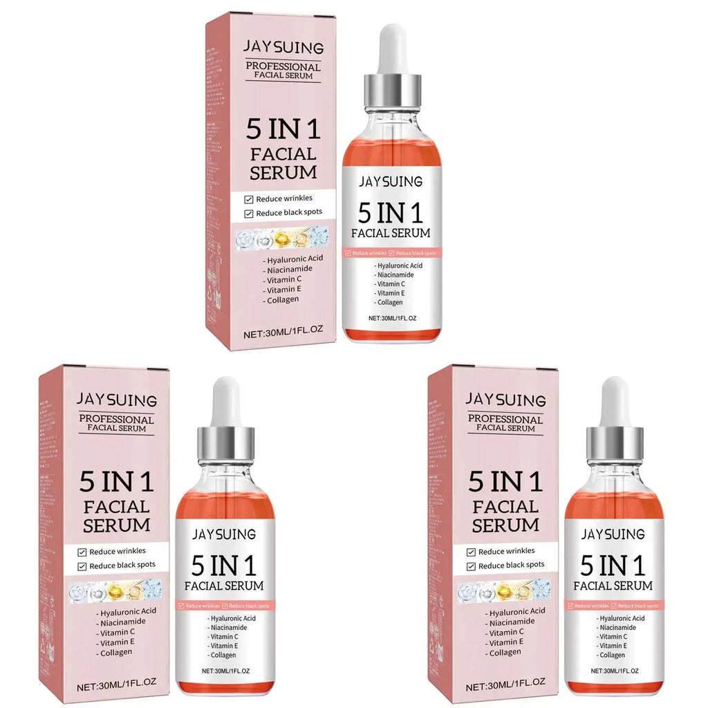 Jaysuing 5-in-1 Hyaluronic Acid Face Serum Vitamin C 30ml
