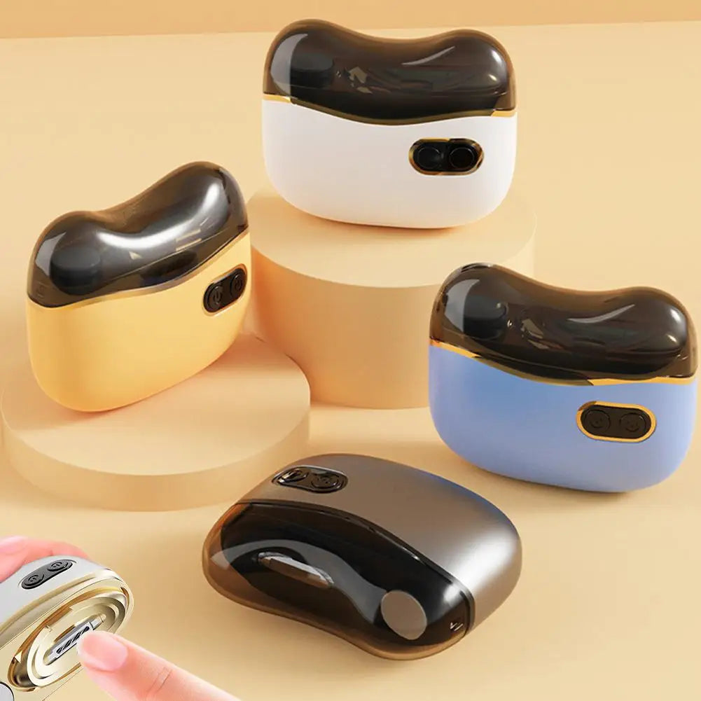 2-in-1 Electric Nail Clipper & Polisher with LED Light | USB
