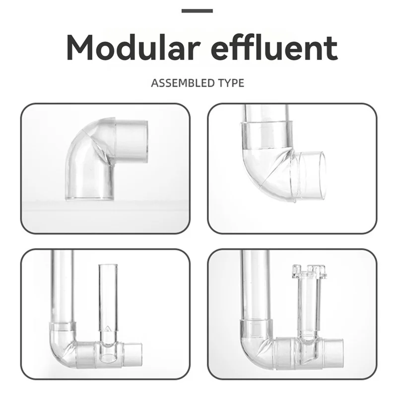 A36T-Stainless Steel Aquarium Water Inlet Skimmer Waterweed Pipe
