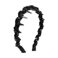 Women Beaded Wrap Headband Wash Face Toothed Non-slip Hair Hoops
