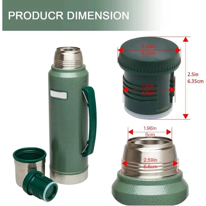 Replacement Thermos Stopper for 1.1 QT & 2 QT Vacuum Bottles
