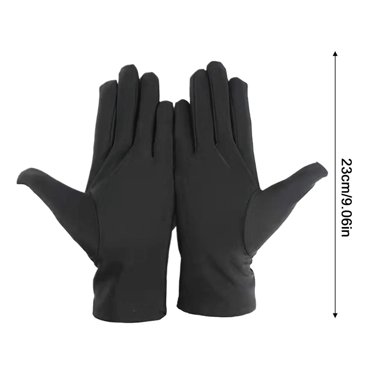 Black Jewelry Inspection Gloves – Fingerprint-Free Wrist Length