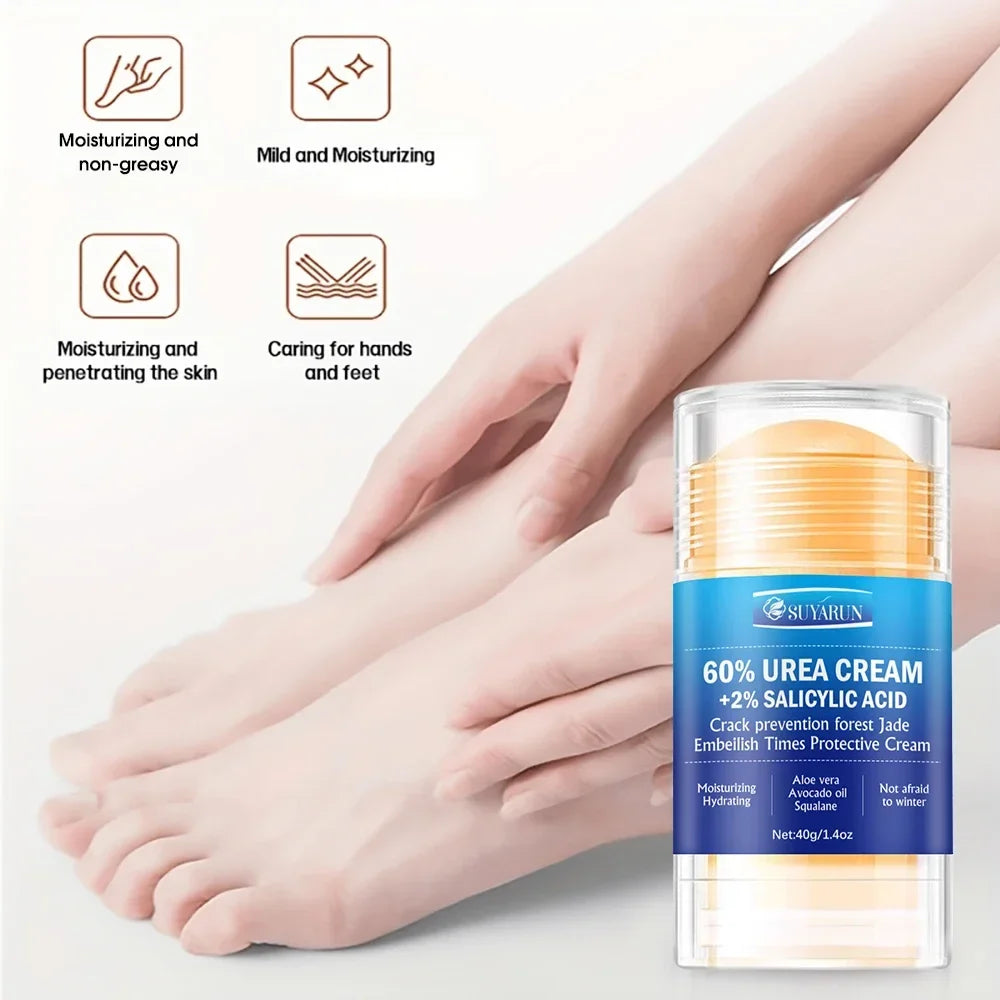 SUYARUN 60% Urea Foot Cream Stick – Dry & Cracked Heel Care