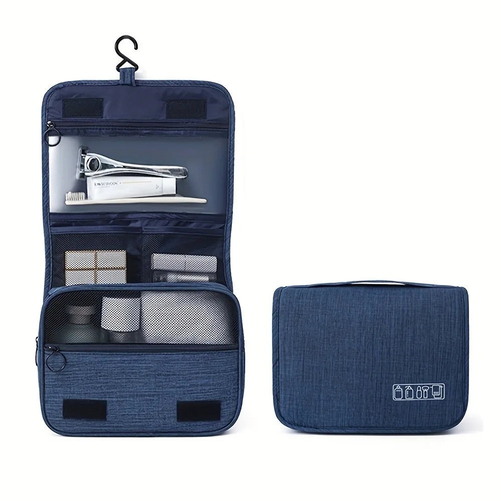 Waterproof Hanging Toiletry Bag – Travel Cosmetic Organizer