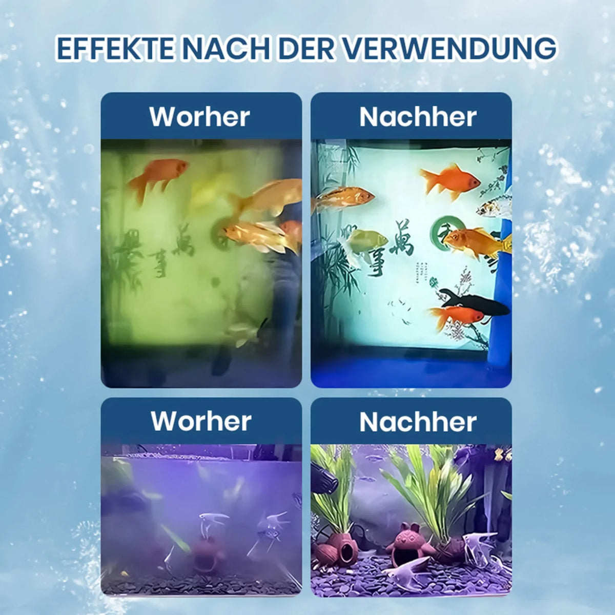 Freshwater Aquarium Purification Tablets – Ammonia Detoxifier