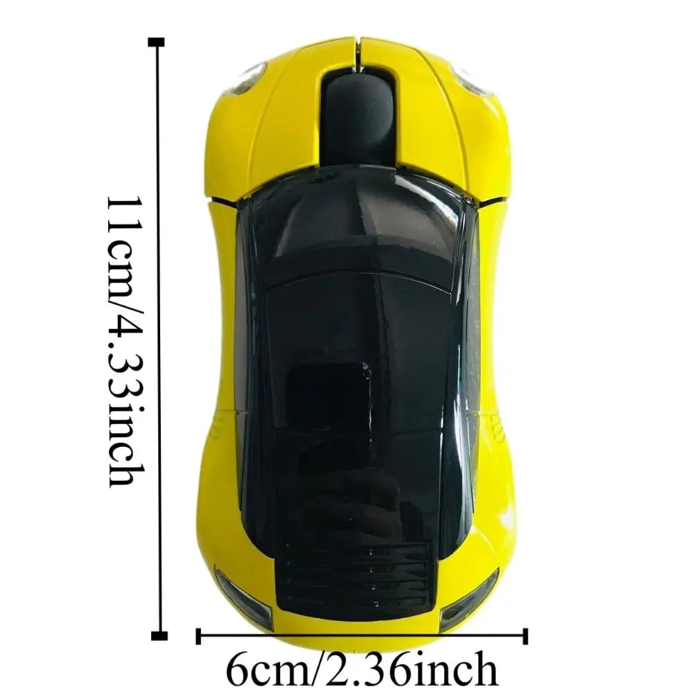 Sports Car Wireless Mouse 2.4GHz 1600DPI – USB for PC & Laptop