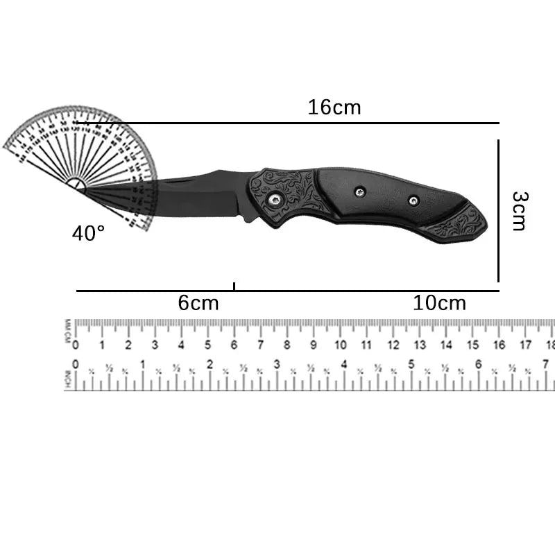 Portable Mini Folding Knife – Stainless Steel Camping EDC