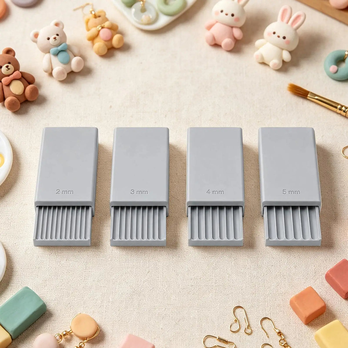 3D Print Clay Ball Maker – 4-Piece Bead Roller for DIY Jewelry
