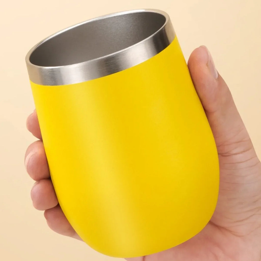 Egg Cup 304 Stainless Steel U-shaped Lid Beer Cold Portable Eggshell