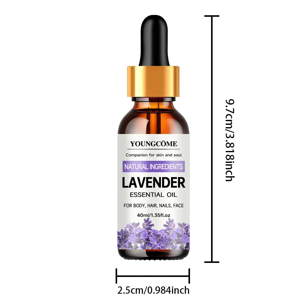 YOUNGCOME Pure Lavender Essential Oil – Hair, Face & Body