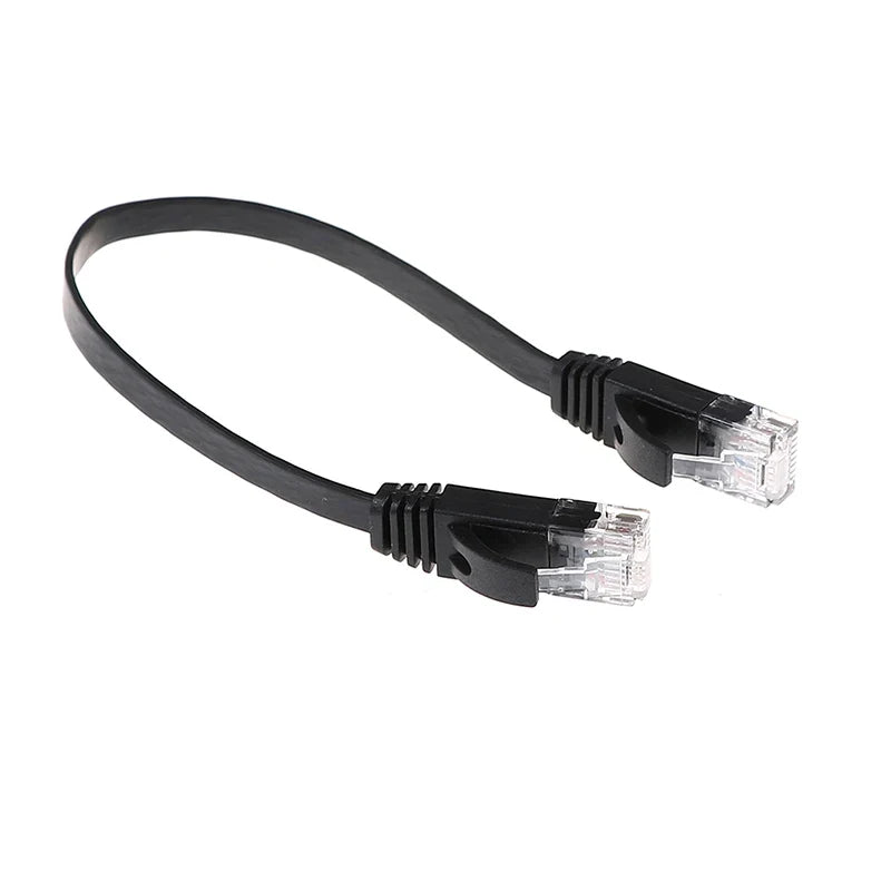 Cat6 RJ45 Slim Patch Cord 30cm – 1Gbps Ethernet Cable