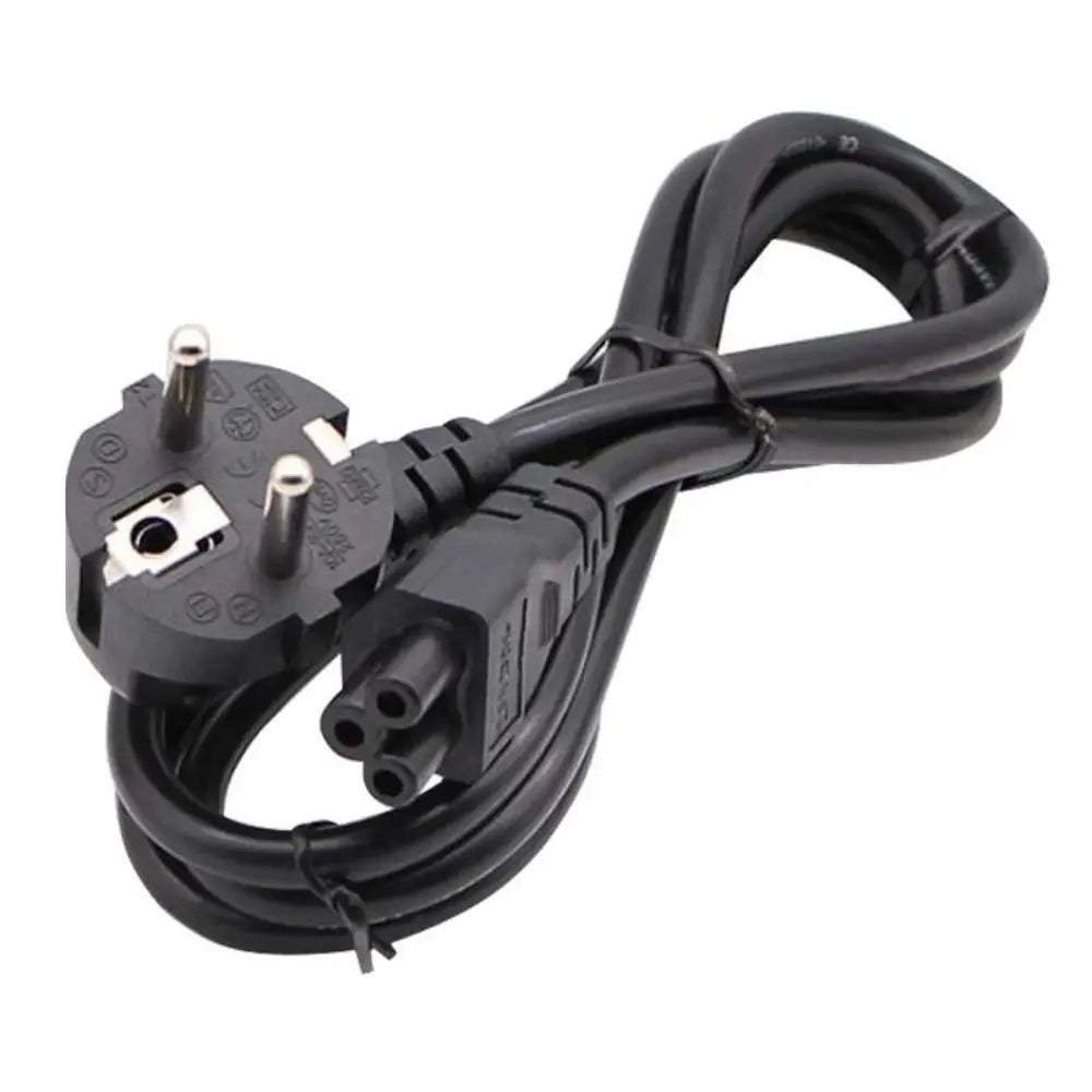 European Standard C5 Laptop Power Cord – 1.5m AC Cable, CE Rated