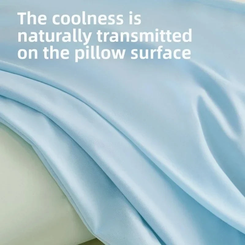 Ice Silk Cooling Pillowcase – Breathable & Moisture-Wicking