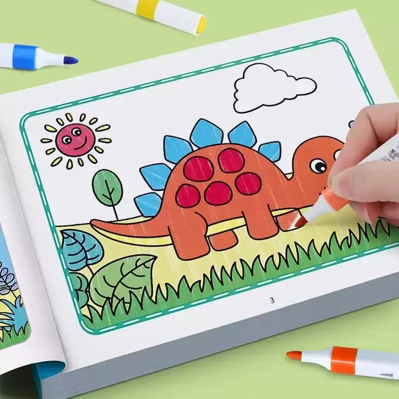 Boys Girls Children's Coloring Books Animals Baby Drawing Book School