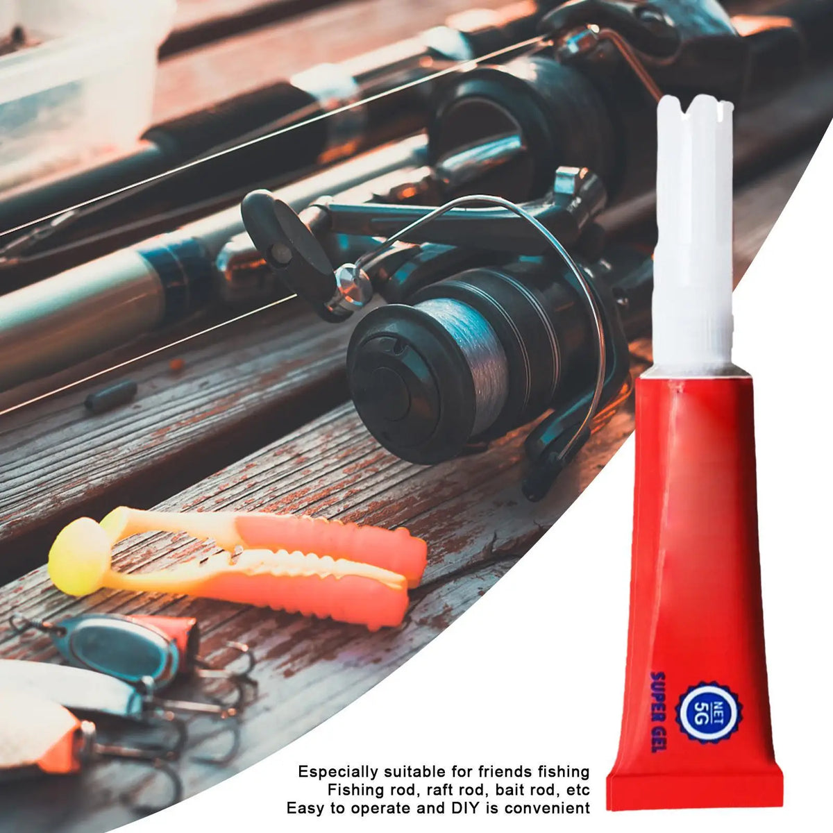 Fishing Rod Repair Glue – Waterproof Quick-Drying Adhesive