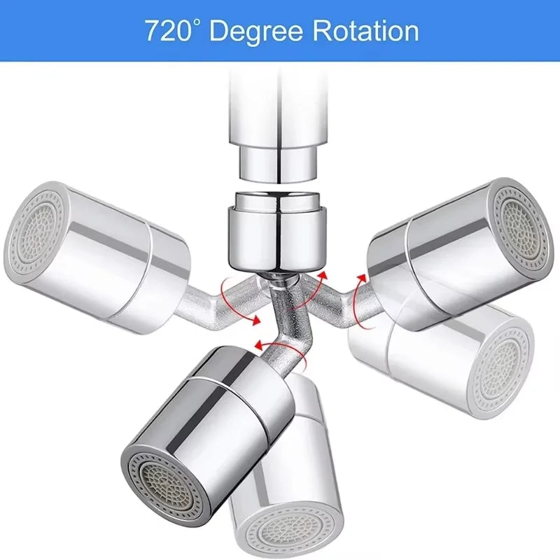 720° Rotating Faucet Aerator | Splash-Proof Water Saver Nozzle