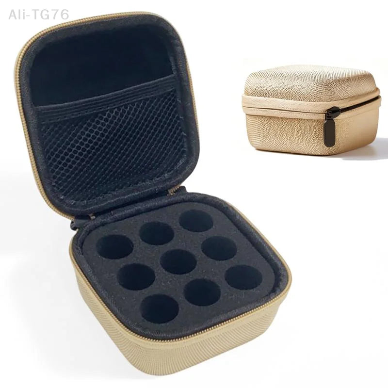 9-Slot Waterproof EVA Vial & Essential Oil Storage Case
