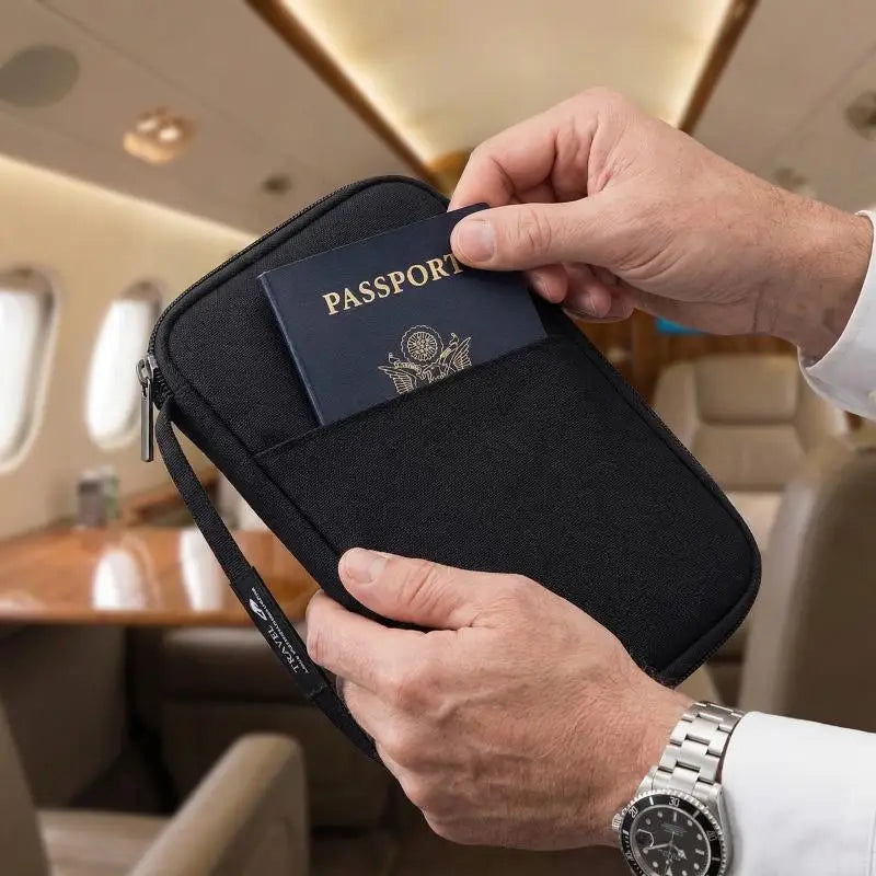 RFID Waterproof Family Travel Passport Holder & Organizer