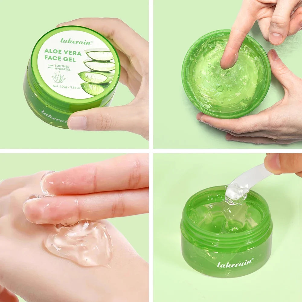 Organic Aloe Vera Gel – Hydrating, Brightening & Soothing